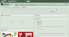 Desktop Screenshot of biofreak-x.deviantart.com