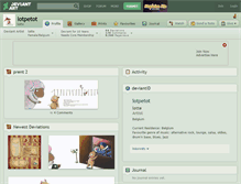 Tablet Screenshot of lotpetot.deviantart.com