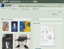 Tablet Screenshot of moirrigain.deviantart.com