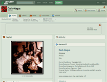 Tablet Screenshot of dark-magus.deviantart.com