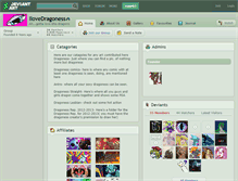Tablet Screenshot of ilovedragoness.deviantart.com