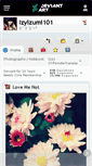 Mobile Screenshot of izyizumi101.deviantart.com