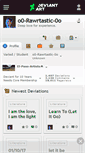 Mobile Screenshot of o0-rawrtastic-0o.deviantart.com