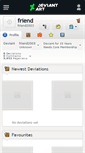 Mobile Screenshot of friend.deviantart.com
