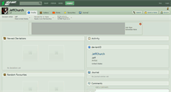 Desktop Screenshot of jeffchurch.deviantart.com