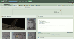 Desktop Screenshot of killergirlify.deviantart.com