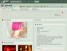 Tablet Screenshot of poon-tang.deviantart.com