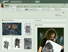 Tablet Screenshot of hoom.deviantart.com