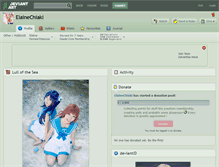 Tablet Screenshot of elainechiaki.deviantart.com