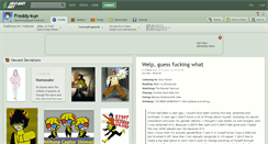 Desktop Screenshot of freddy-kun.deviantart.com