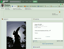 Tablet Screenshot of peeetya.deviantart.com