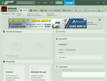 Tablet Screenshot of animess.deviantart.com