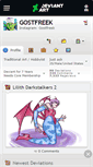 Mobile Screenshot of gostfreek.deviantart.com