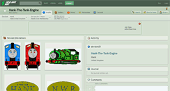 Desktop Screenshot of hank-the-tank-engine.deviantart.com