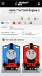 Mobile Screenshot of hank-the-tank-engine.deviantart.com