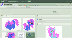 Desktop Screenshot of neonbeatpony.deviantart.com