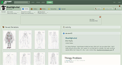 Desktop Screenshot of bluehighwind.deviantart.com