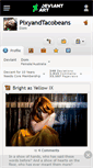 Mobile Screenshot of pixyandtacobeans.deviantart.com
