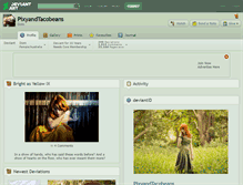 Tablet Screenshot of pixyandtacobeans.deviantart.com