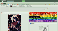 Desktop Screenshot of drathe.deviantart.com