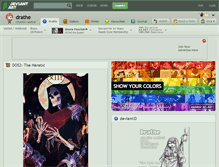 Tablet Screenshot of drathe.deviantart.com