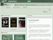 Tablet Screenshot of bysta.deviantart.com