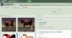 Desktop Screenshot of creeksidestables.deviantart.com
