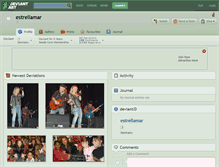 Tablet Screenshot of estrellamar.deviantart.com