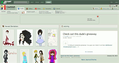 Desktop Screenshot of countash.deviantart.com