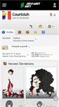 Mobile Screenshot of countash.deviantart.com