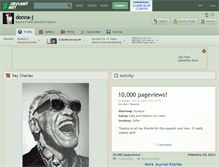 Tablet Screenshot of donna-j.deviantart.com
