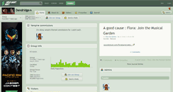 Desktop Screenshot of dandridge.deviantart.com