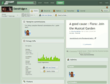 Tablet Screenshot of dandridge.deviantart.com