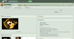 Desktop Screenshot of disintergrate.deviantart.com