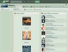 Tablet Screenshot of gfxers.deviantart.com