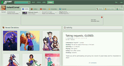 Desktop Screenshot of instantcereal.deviantart.com