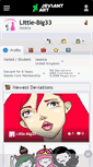 Mobile Screenshot of little-big33.deviantart.com