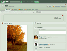 Tablet Screenshot of diini.deviantart.com
