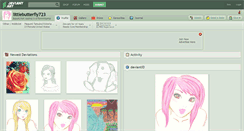 Desktop Screenshot of littlebutterfly723.deviantart.com