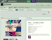 Tablet Screenshot of misspinksugar.deviantart.com