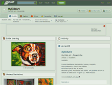 Tablet Screenshot of mykidsart.deviantart.com