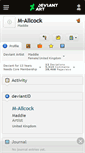 Mobile Screenshot of m-allcock.deviantart.com