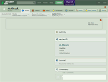 Tablet Screenshot of m-allcock.deviantart.com