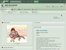 Tablet Screenshot of fallen-tennotsukai.deviantart.com