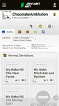Mobile Screenshot of chocolateambission.deviantart.com