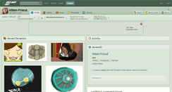 Desktop Screenshot of kitten-friend.deviantart.com