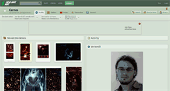 Desktop Screenshot of cernos.deviantart.com