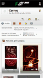 Mobile Screenshot of cernos.deviantart.com