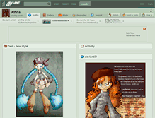 Tablet Screenshot of alhna.deviantart.com