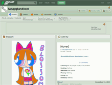 Tablet Screenshot of katyppgbandicoot.deviantart.com